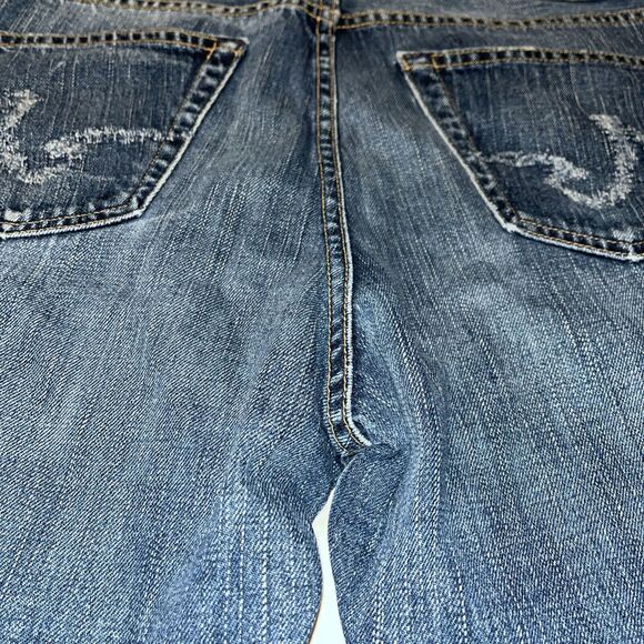 AG Adriano Goldschmied Men's Jeans The Hero Distressed Straight Leg Size 36 x 32 - Picture 12 of 12